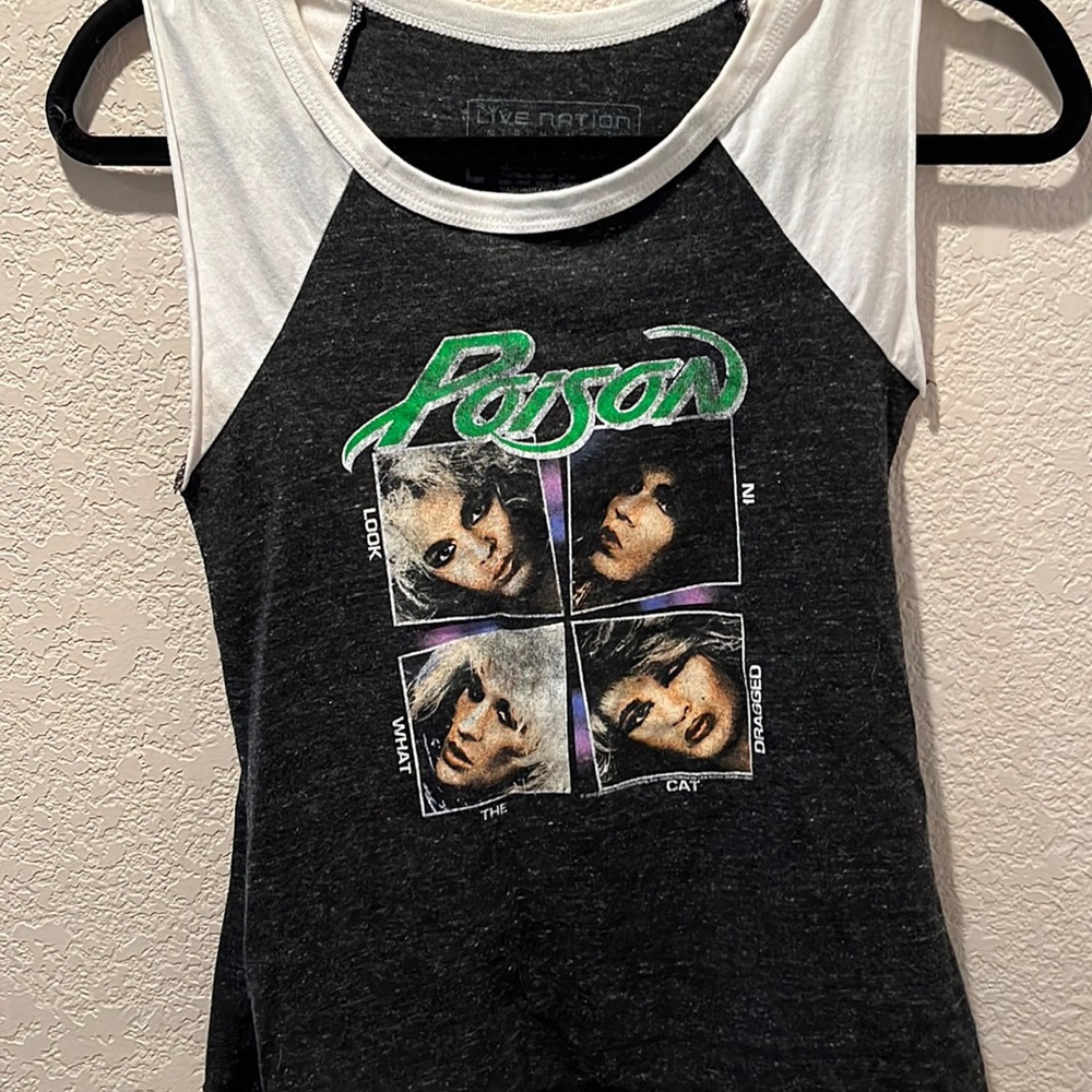 80s Hair Metal Glam Rock Poison Merch Top